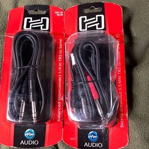 Lot of 2 Hosa Technology audio cord.  See pictures.